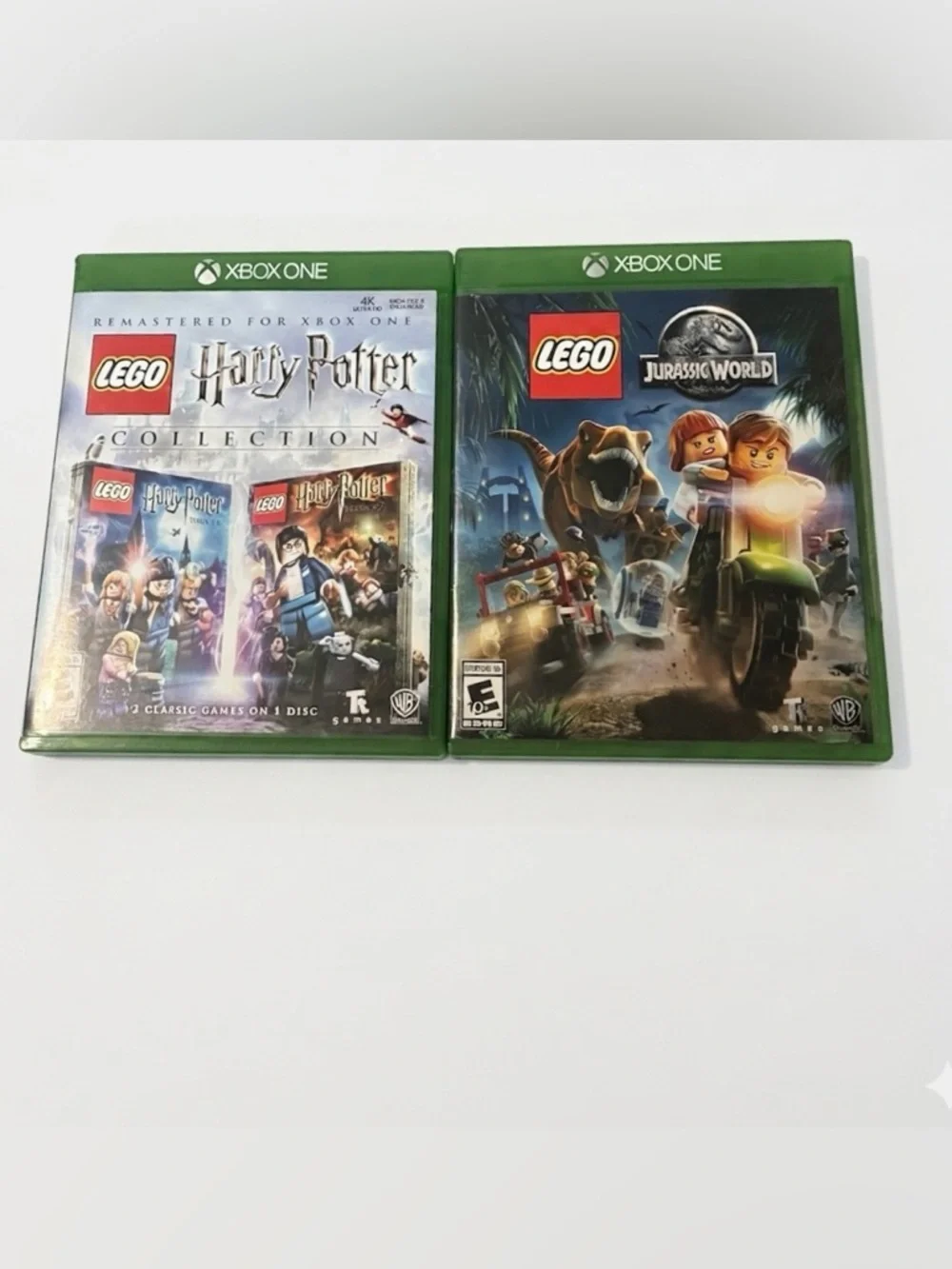 LEGO Harry Potter Collection and LEGO Jurassic World. X-Box One